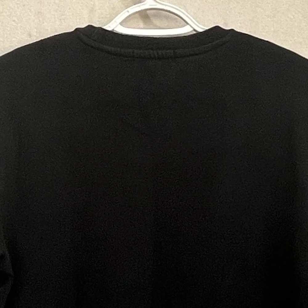 True Religion Arch Logo Black Crew Neck Sweatshirt Sz Small Unisex